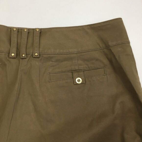 ST JOHN Sport  Khaki/Brown Logo Hardware Chinos Jeans Pant - Picture 8 of 16